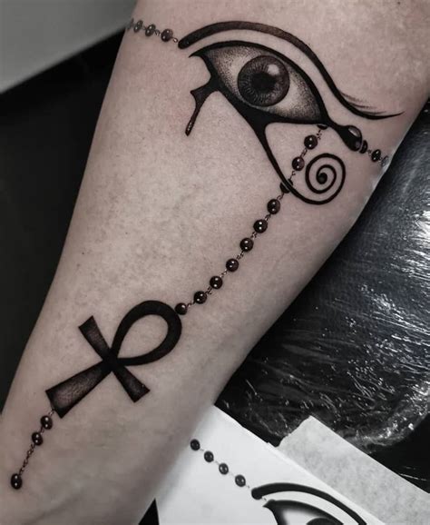 eye of horus ankh tattoo